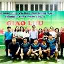 Hoạt động giao lưu chào mừng tháng công nhân của 3 trường: THPT Đặng Thai Mai, THPT Nghi Lộc 3, THPT Thanh Chương 3